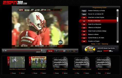espn 360 soccer live streaming.